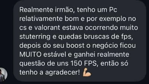 Cliente relata menos stuttering e mais estabilidade no CS e Valorant