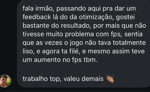 Cliente elogia fluidez e resultado da otimização